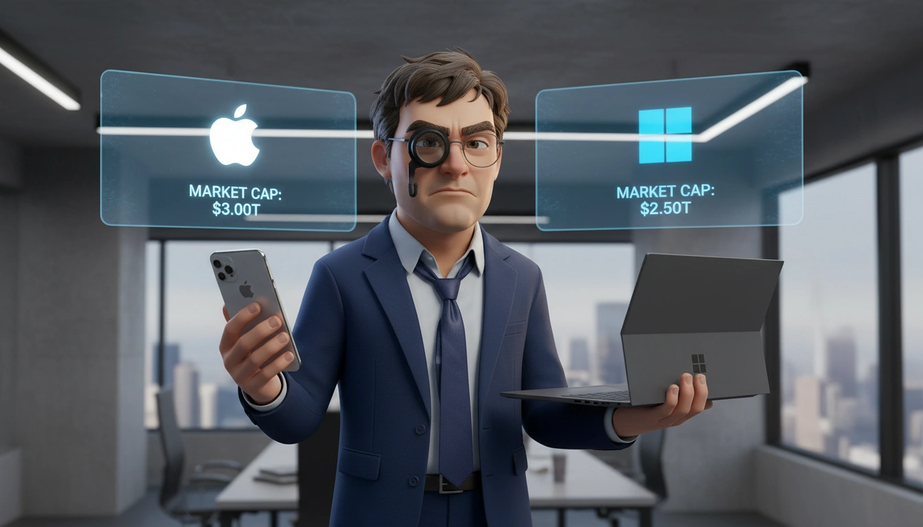 Larry porovnává AAPL vs MSFT