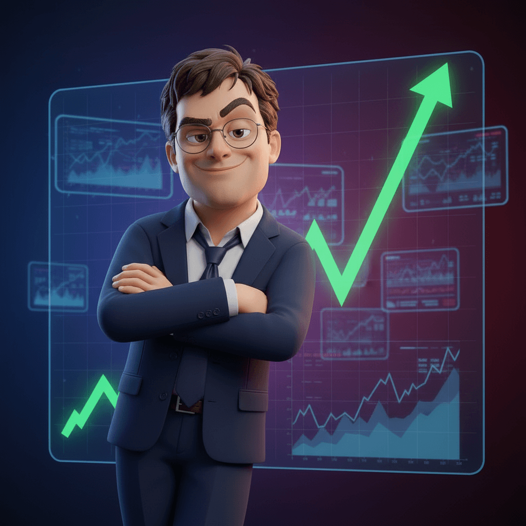 Larry the Bear — your sarcastic finance teacher